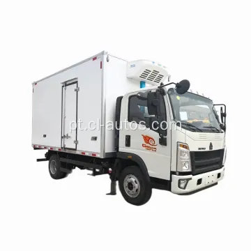 Howo 4x2 5tons Refrigeração Reefer Van Truck